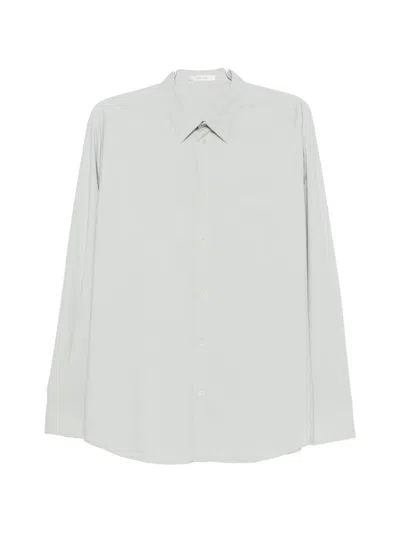 The Row Pace Long-sleeve Shirt In Neutral