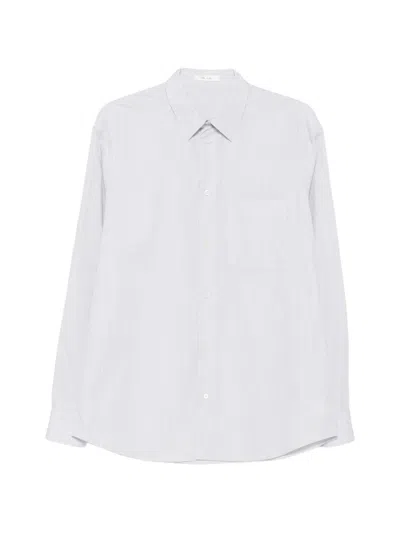 The Row Pace Striped Shirt In White