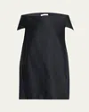 The Row Pallenberg Off-the-shoulder Top In Black