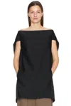 The Row Pallenberg Heavy Rustic Top In Black