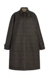 The Row Palomar Reversible Virgin Wool-blend Coat In Brown