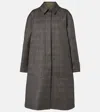 The Row Palomar Reversible Wool And Silk Coat In Black