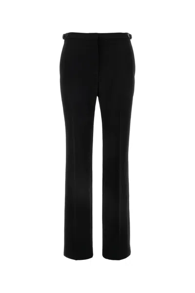 THE ROW THE ROW BLACK WOOL JESSE PANT