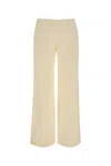 The Row Long Wide Leg Trousers In Neutral