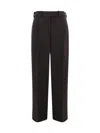 The Row Rope Waist Casual Trousers In Brown