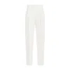 The Row Off White Linen Antone Pant
