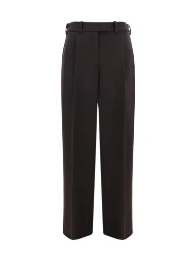 The Row Roan Wide Leg Pants In Black