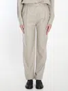 The Row Norbert Trousers In Beige