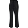 The Row Hector Straight-leg Trousers In Black