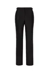 The Row Trousers Wool Blend Belt Loops In Black