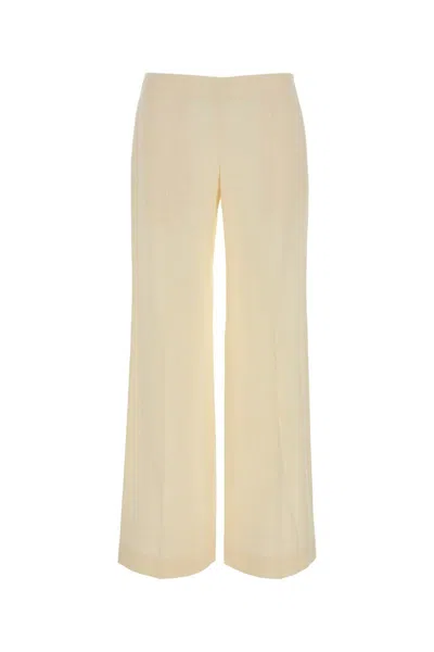 The Row Long Wide Leg Trousers In Neutral