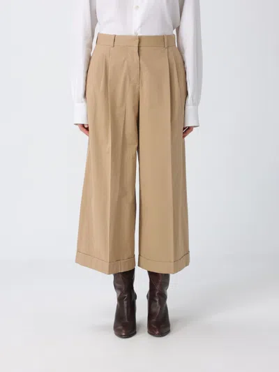 The Row Pants Woman  In Brown