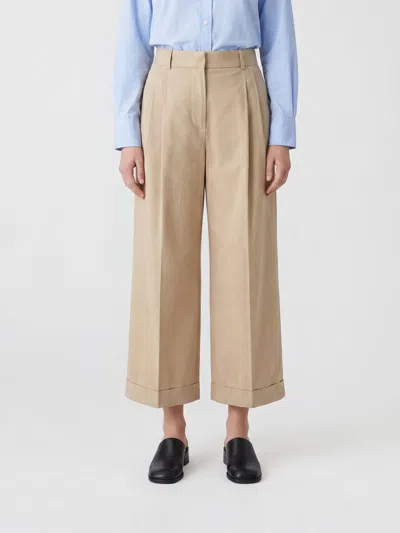 The Row Pants Woman In Neutral