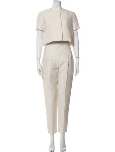 Pre-owned The Row Pantsuit In White
