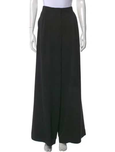 Pre-owned The Row 'paras' Wide Leg Pants In Black