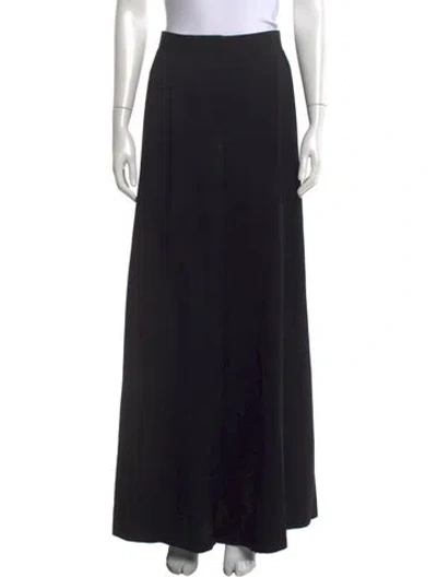 Pre-owned The Row 'paras' Wide Leg Pants In Black