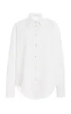 The Row Parave Silk Shirt In Ivory