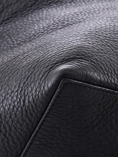Pre-owned The Row Park Canvas With Leather Xl Tote Bag In Black