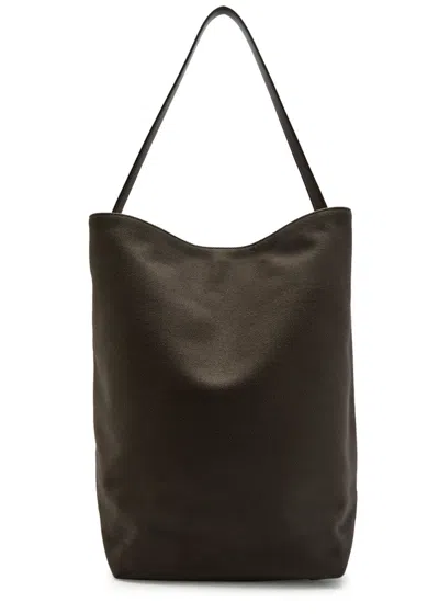 The Row Park Large Canvas Tote In Brown