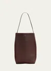 The Row Park Large North-south Tote Bag In Acajou