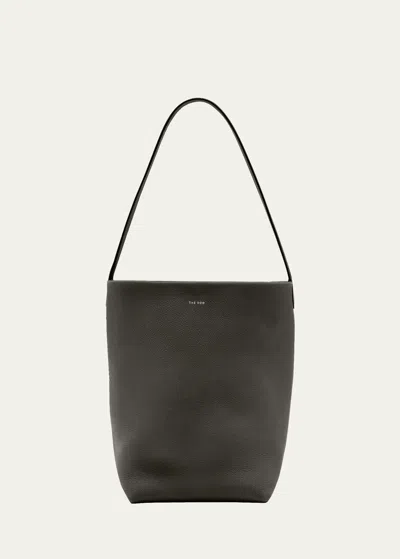 The Row Park Medium North-south Tote Bag In Elephant