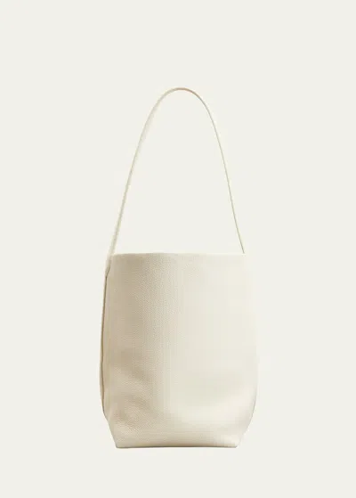 The Row Park Medium North-south Tote Bag In Ivory