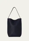 The Row Park Medium North-south Tote Bag In Blue