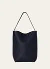 The Row Park Medium North-south Tote Bag In Marine