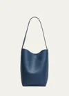 The Row Park Medium North-south Tote Bag In Taupe