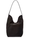 The Row Park N/s Large Canvas & Leather Tote In Black