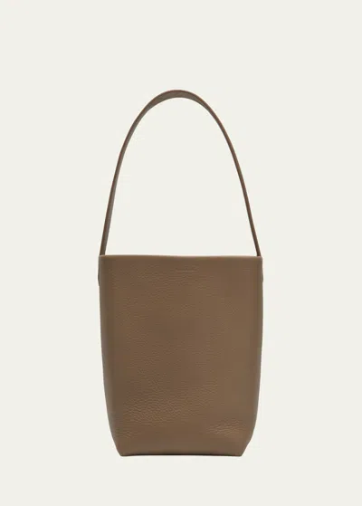 The Row Park Small North-south Tote Bag In Beige