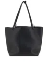 The Row Three Pocket Tote Bag In Black