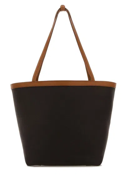 The Row Park Tote Shopping Bag In Brown