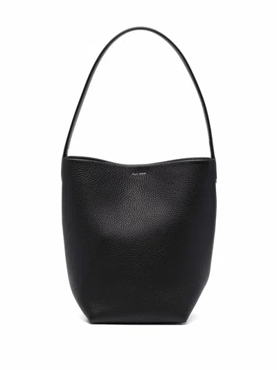 The Row Small N/s Park Black Tote Bag