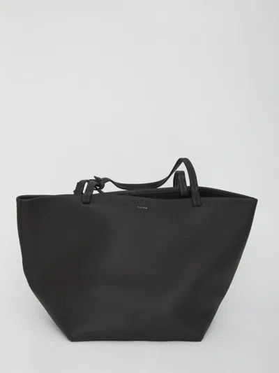The Row Park Tote Three Bag In Black