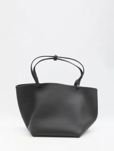 The Row Park Tote Three Bag In Black