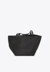The Row Park Tote Three Bag In Black