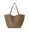 The Row Park Tote Three Bag In Leather In Brown