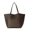 The Row Park Tote Three Bag In Leather In Brown