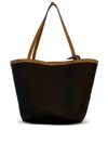 The Row Park Tote Three Canvas Shoulder Bag In Brown
