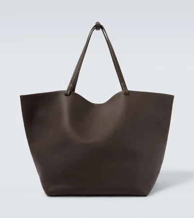 The Row Park Xl Leather Tote Bag