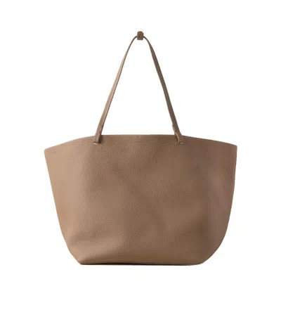 The Row Park Xl Textured Handbag In White