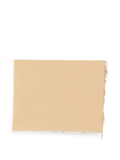 The Row Parla Frayed Scarf In Neutral