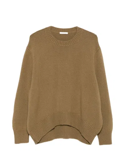 The Row Parth Cashmere Jumper In Brown