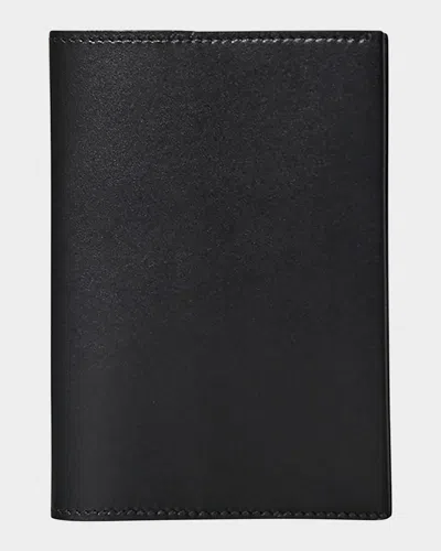 The Row Passport Holder In Calfskin Leather In Black
