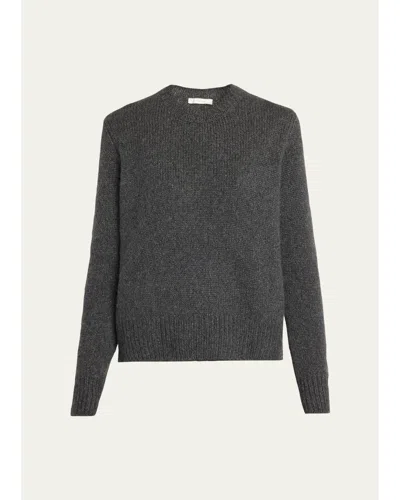 The Row Pato Cashmere Crewneck Sweater In Gray