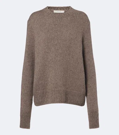 The Row Pato Cashmere Sweater In Brown