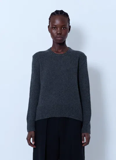 The Row Pato Cashmere Sweater In Gray