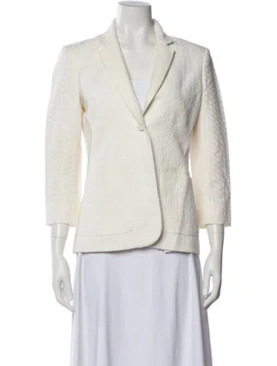 Pre-owned The Row Patterned Blazer In Neutrals