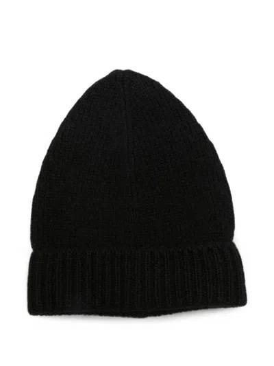 The Row Pavir Wool Beanie In Black